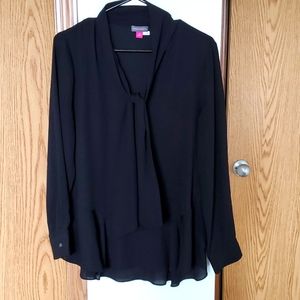 Vince Camuto Black Dress Blouse